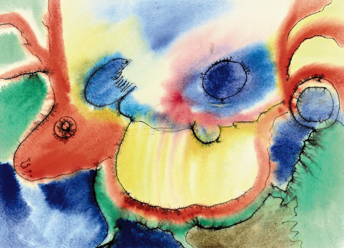 Grace W. Pailthorpe - Stag in Contemplation; Waterbabies