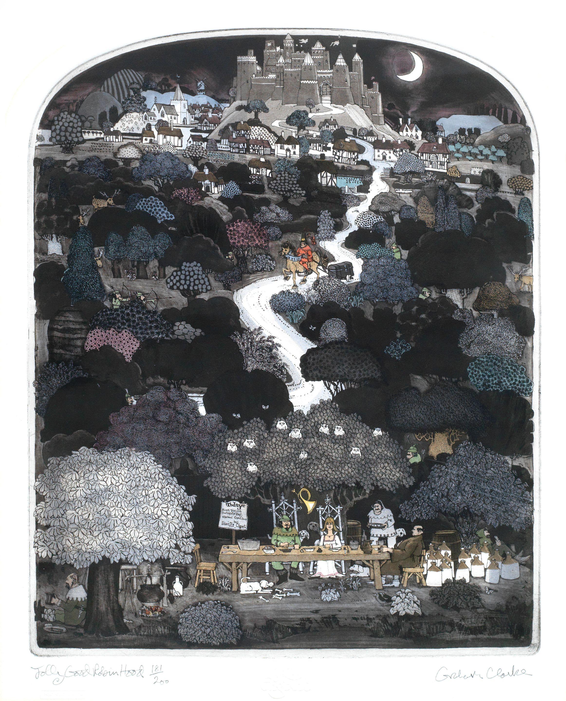 Graham Clarke - Six Plates, From \'The History Of England\'