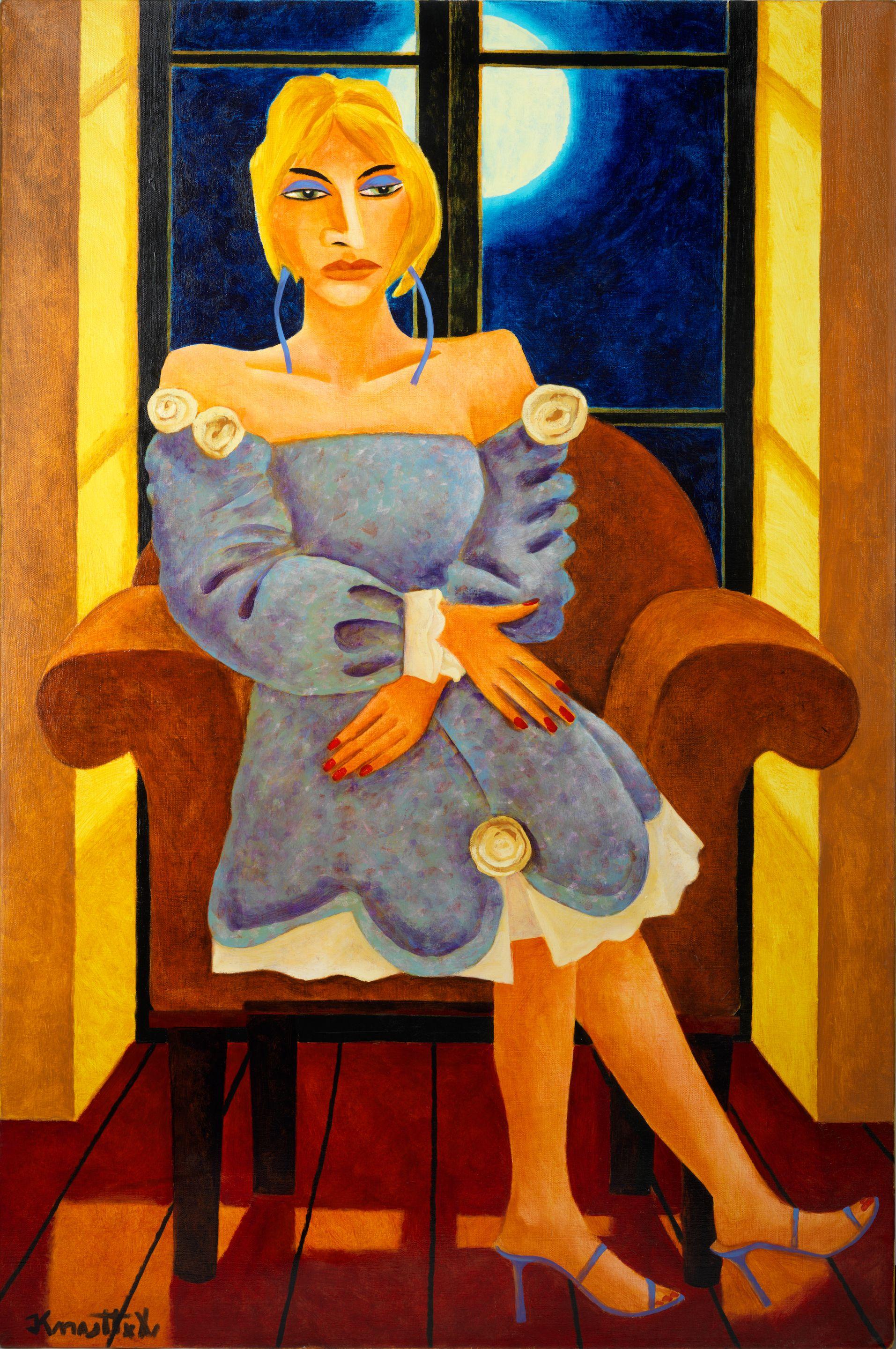 Graham Knuttel - Portrait of a Woman