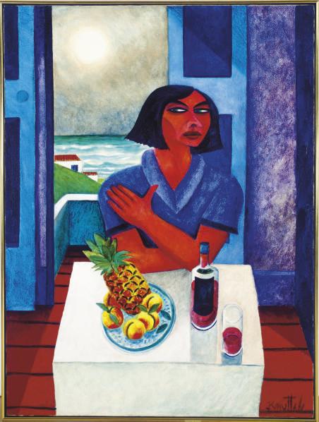 Graham Knuttel - Woman and Fruit