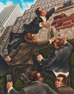 Graham McKean - Desperados 60 x 48 in. (152.4 x 121.9 cm) framed 66 1/2 x 54 1/2 x 2 in.