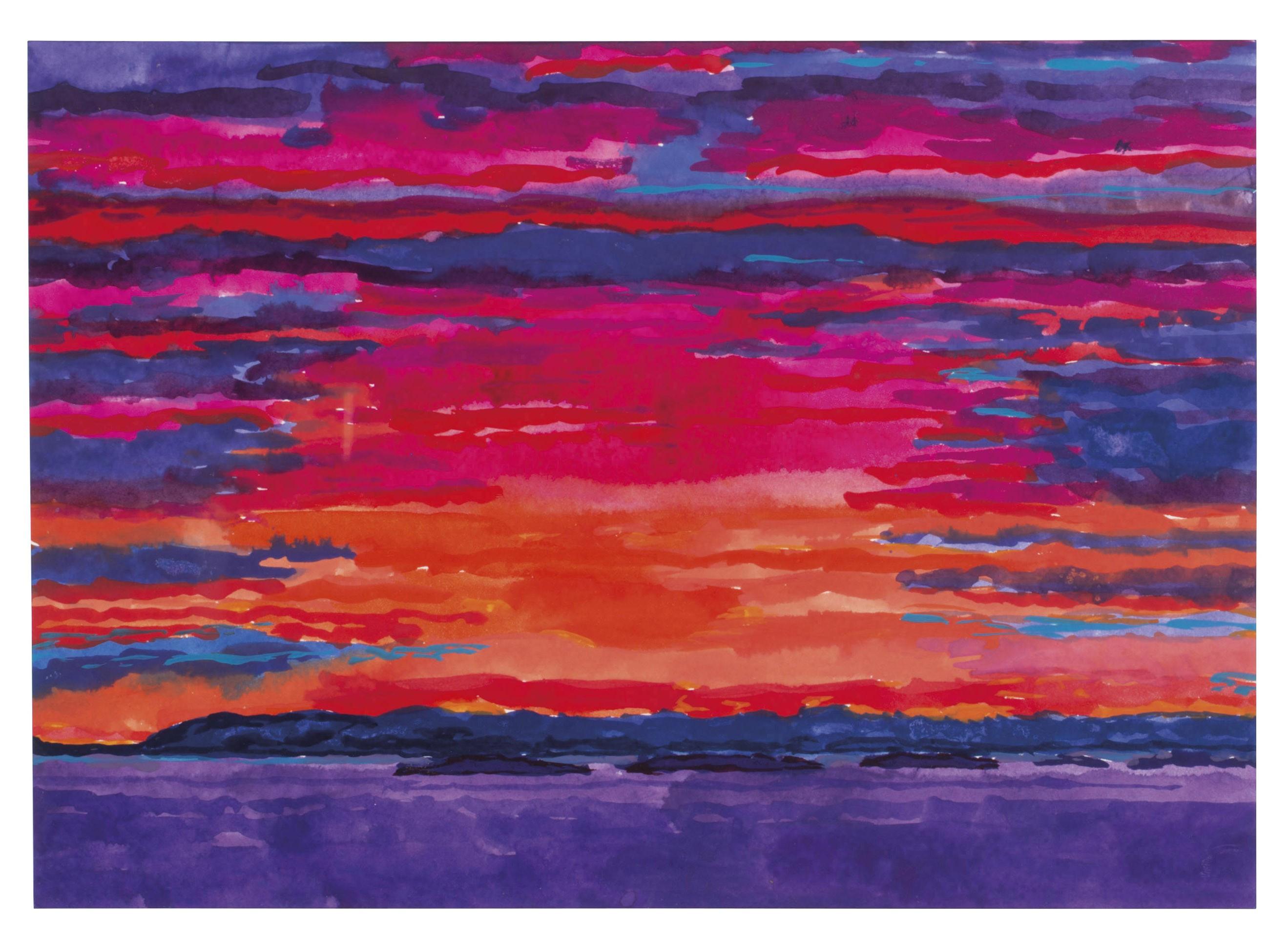 Graham Nickson - Thimble Island Sunset