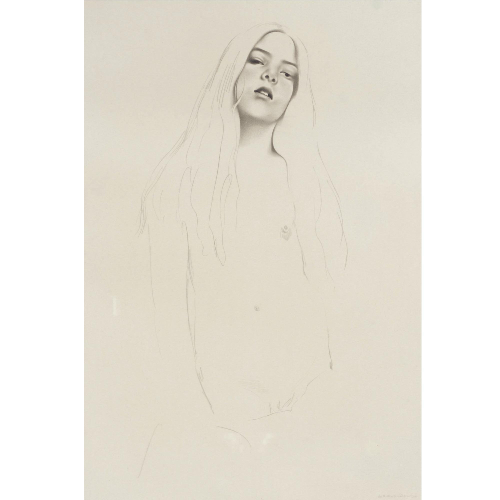 Graham Ovenden - Girl