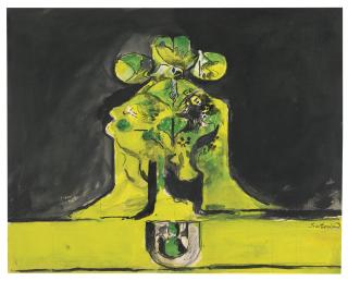 Graham Sutherland, O.M. - Rock With Three Heads Ii