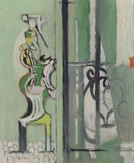 Graham Sutherland, O.M. - Standing Form: Hot Summer Room