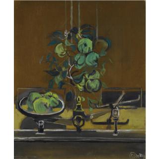 Graham Sutherland, O.M. - Still Life With Apples And Scales