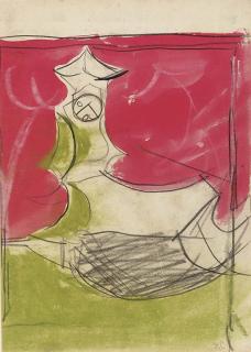 Graham Sutherland, O.M. - Study For Staring Tree Form