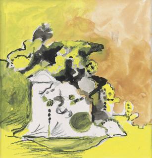 Graham Sutherland, O.M. - Study of Birds and Foliage (for Tapestry)