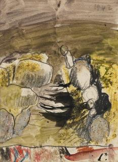 Graham Sutherland O.M. - Study of Boulders