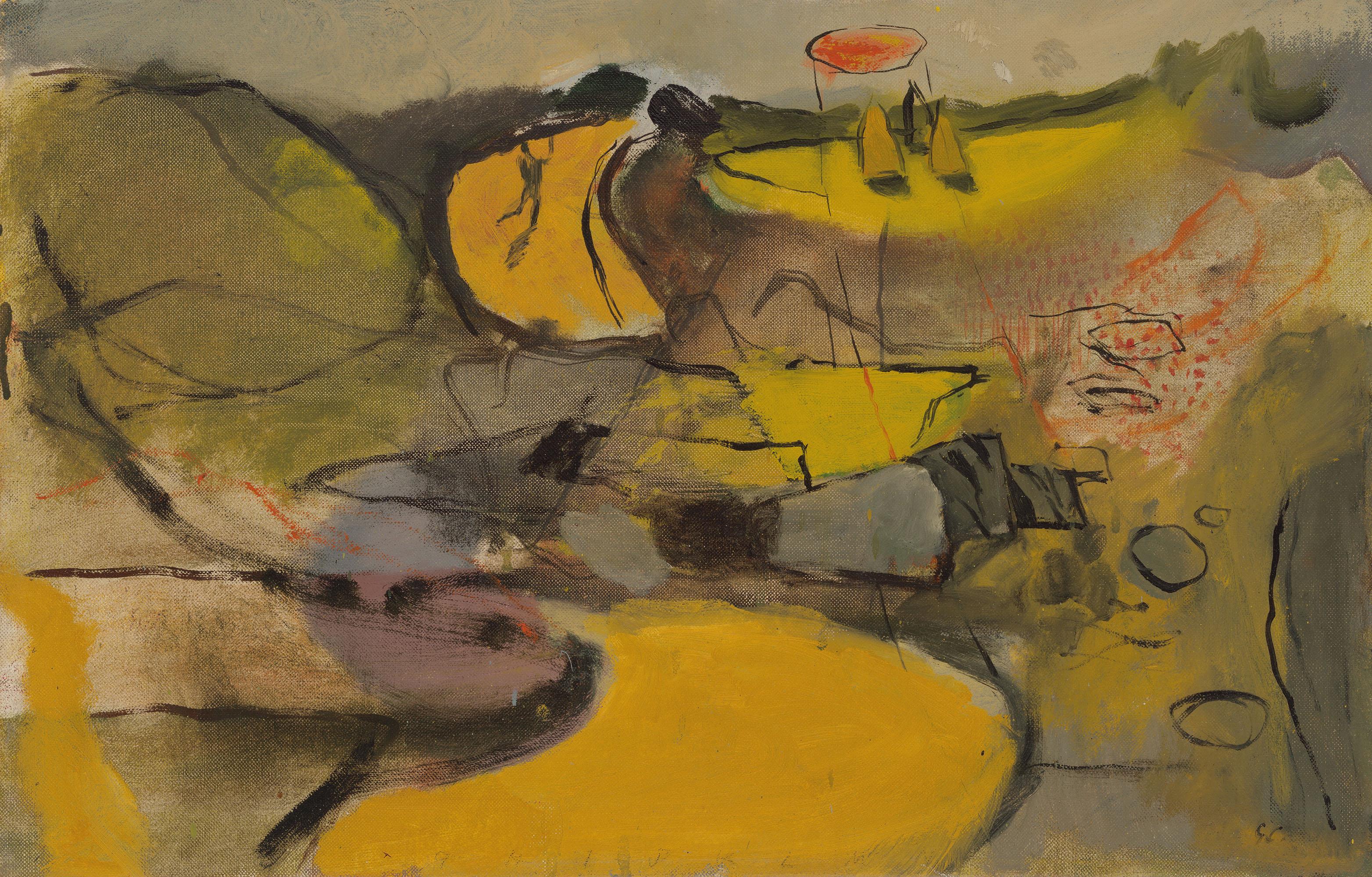 Graham Sutherland, O.M. - Welsh Landscape With Roads