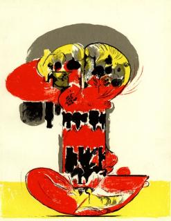 Graham Sutherland - 2 sheets: Three Standing Figures