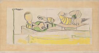 Graham Sutherland - Articulated Forms. Forms On A Terrace.