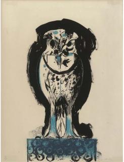 Graham Sutherland - Bird Form (full face), from A Bestiary and some correspondences (T. 104)