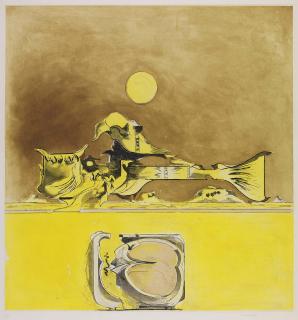 Graham Sutherland - Form in a desert (Tassi 144)