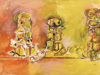 Graham Sutherland - Three stones towers
