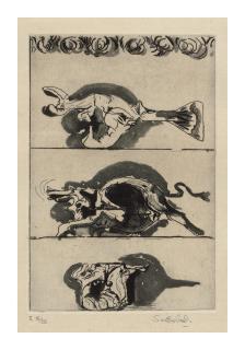 Graham Sutherland - Two Etchings; and Sutherland Sketchbook