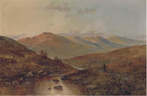 Graham Williams - \'Scotland for ever\', sundown o\'er Glen Affric, Inverness