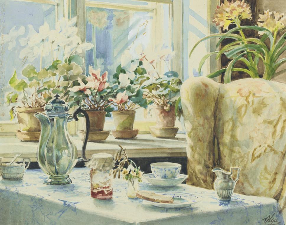 Grand Duchess Olga Aleksandrovna - The breakfast table