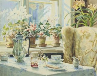 Grand Duchess Olga Aleksandrovna - The breakfast table