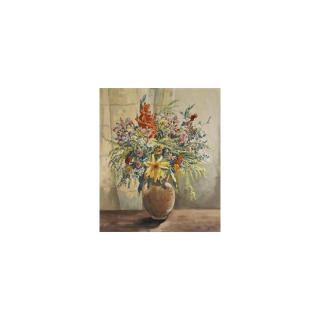 Grand Duchess Olga Alexandrovna - Still Life With Flowers