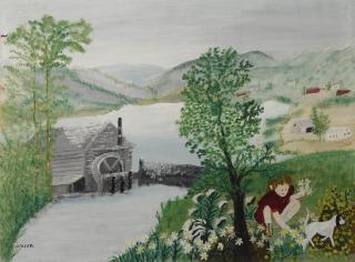 Grandma Moses - Daisies