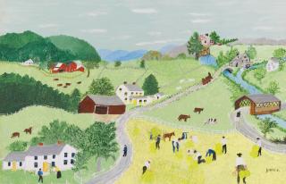 Grandma Moses - Gleaners
