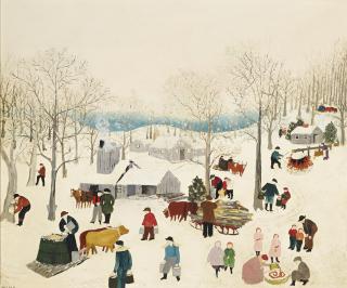 Grandma Moses - Sugaring Off
