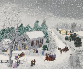 Grandma Moses - The Town Hall