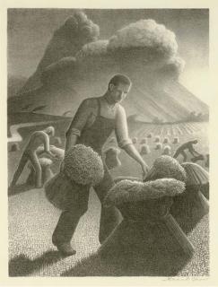 Grant Wood - Approaching Storm (C. 19)