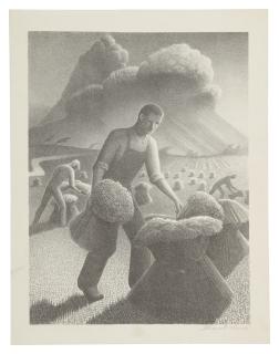 Grant Wood - Approaching Storm (Cole 19)