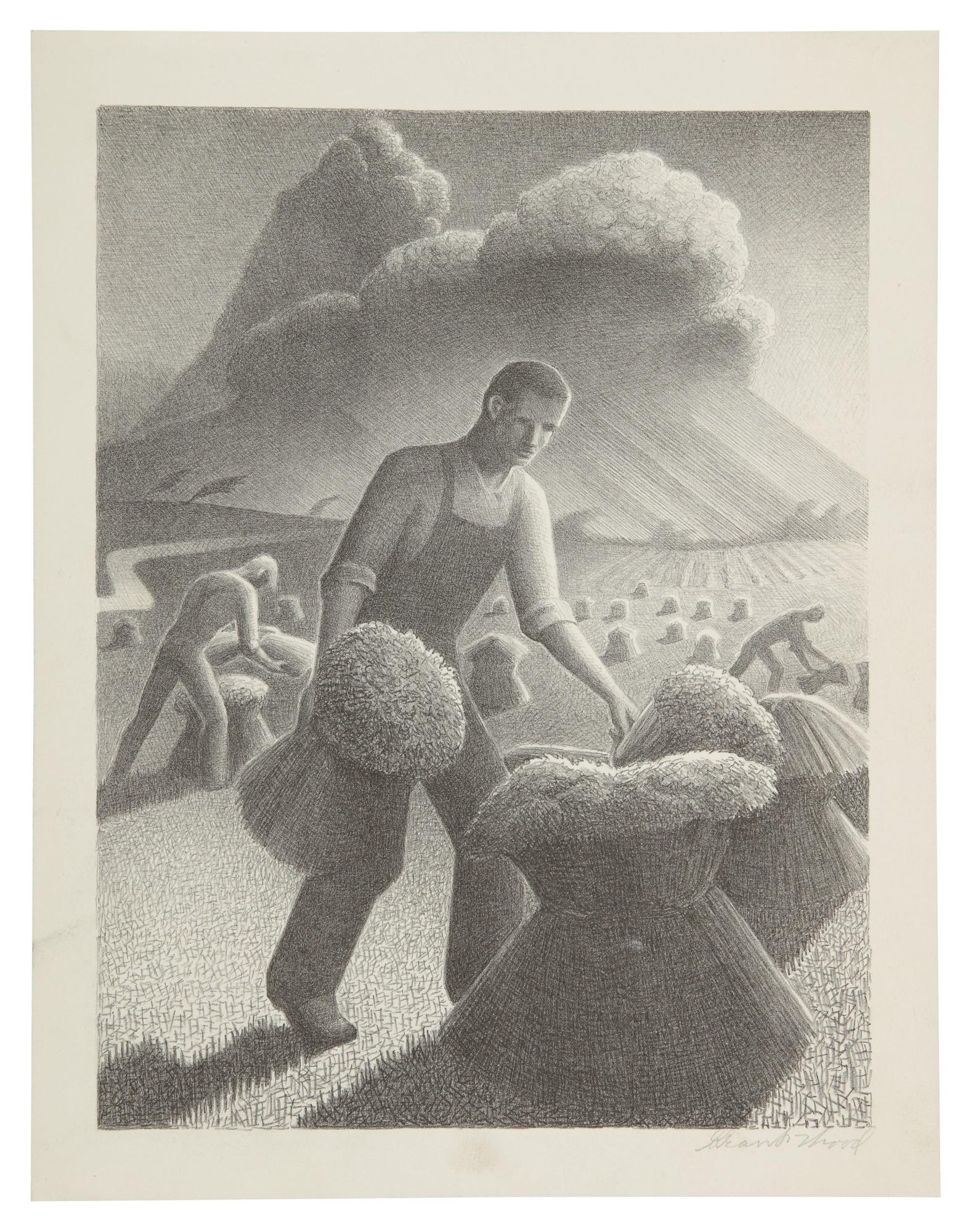 Grant Wood - Approaching Storm (Cole 19)