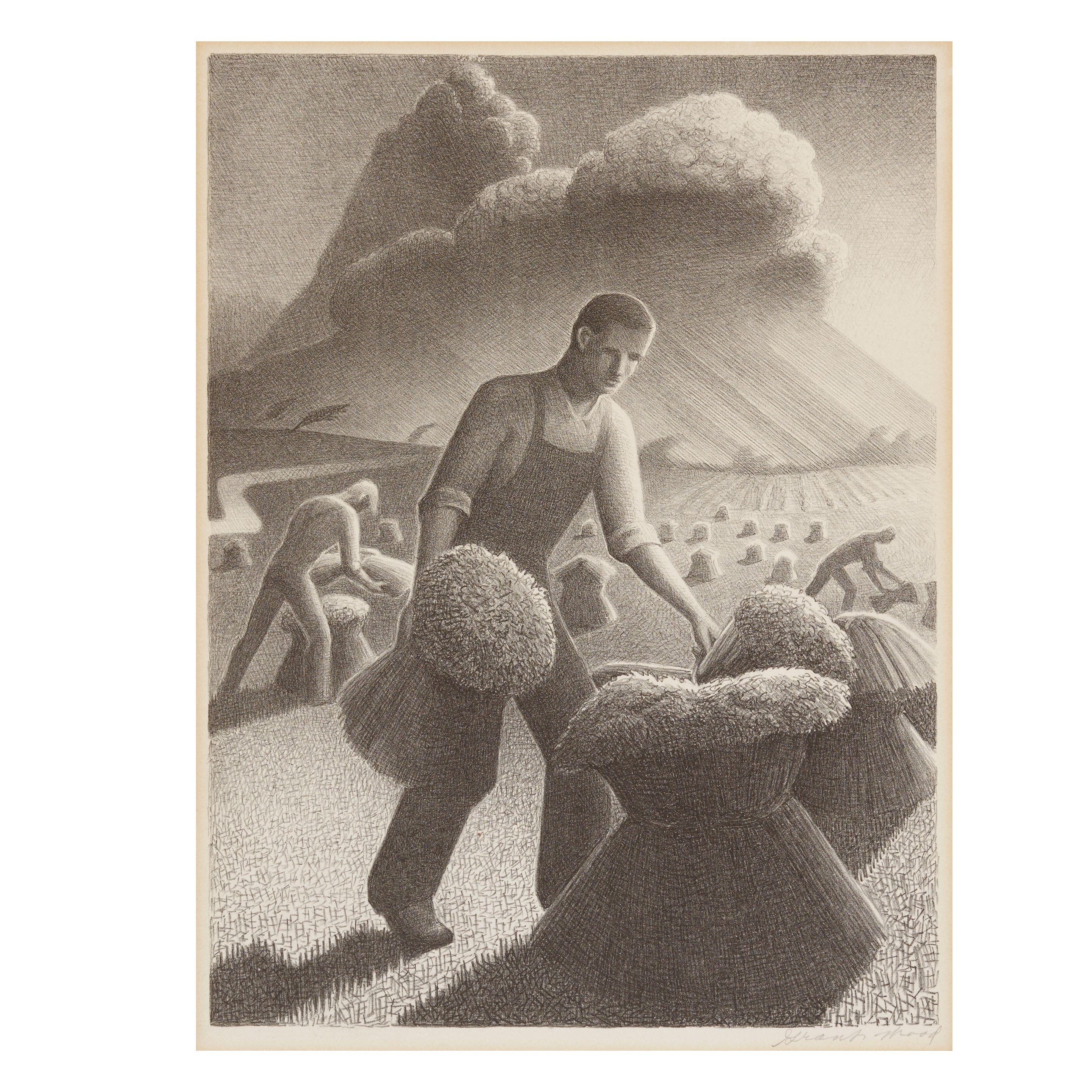 Grant Wood - Approaching Storm
