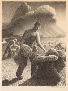 Grant Wood - Approaching Storm