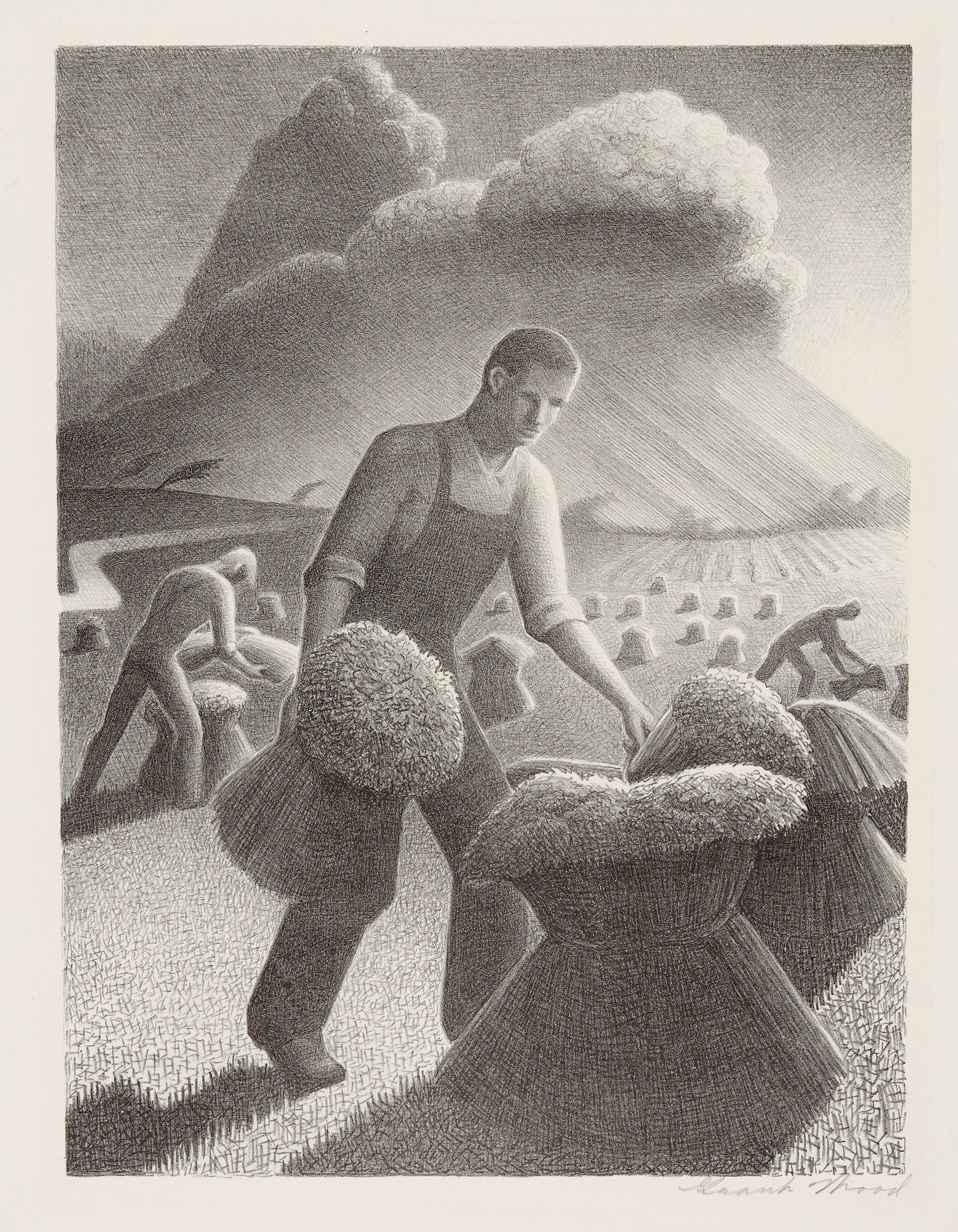 Grant Wood - Approaching Storm