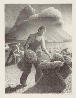 Grant Wood - Approaching Storm