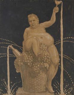 Grant Wood - Charles Manson As Silenus