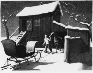 Grant Wood - December Afternoon (Cole 16)