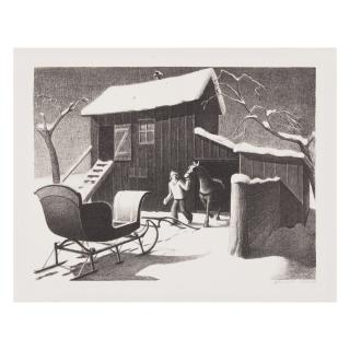 Grant Wood - December Afternoon