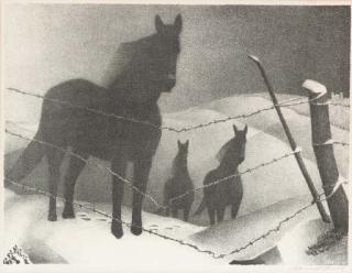 Grant Wood - February (C. 17)