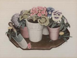 Grant Wood - Fruits; Vegetables; Tame Flowers; and Wild Flowers (C. 7-10)