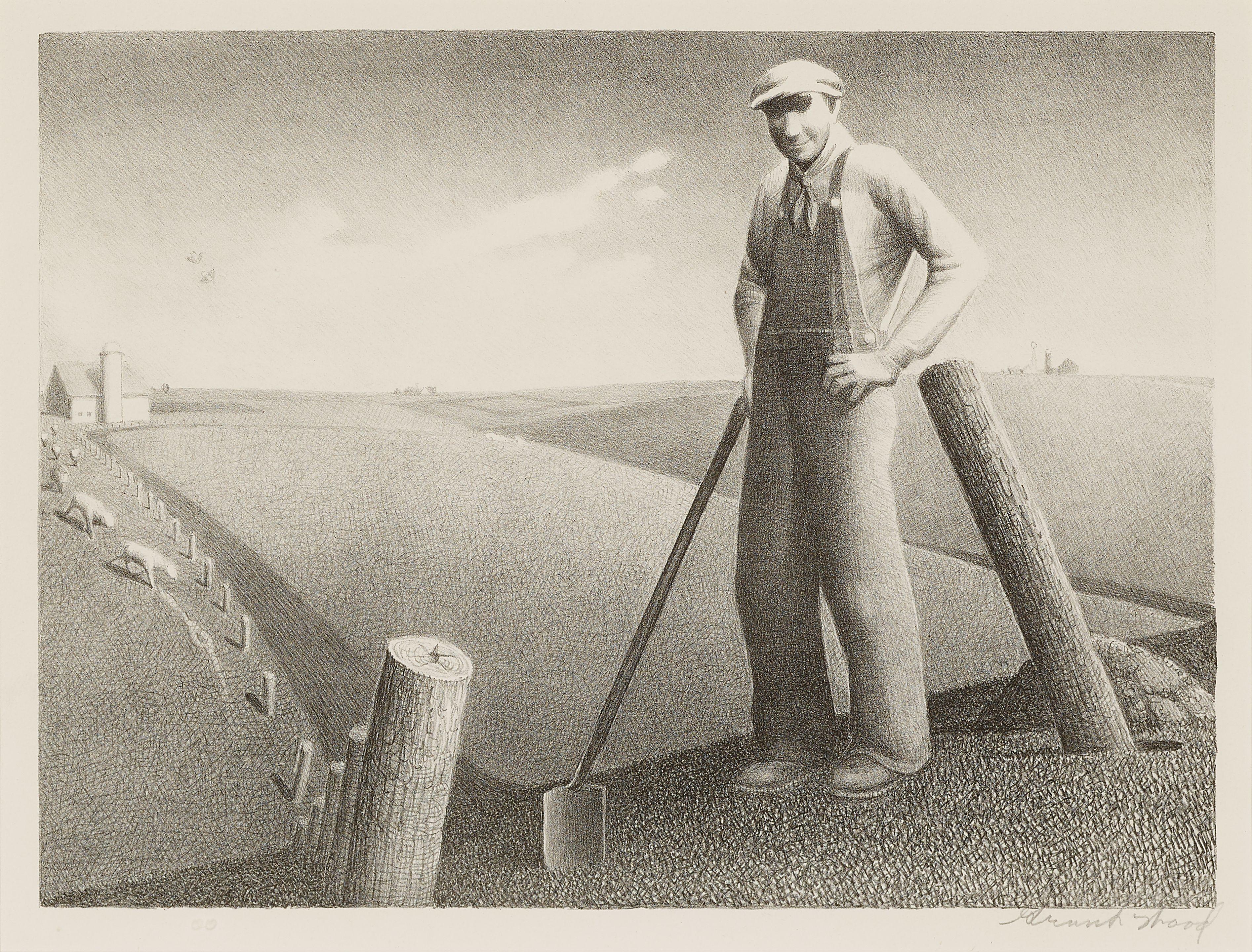 Grant Wood - In The Spring