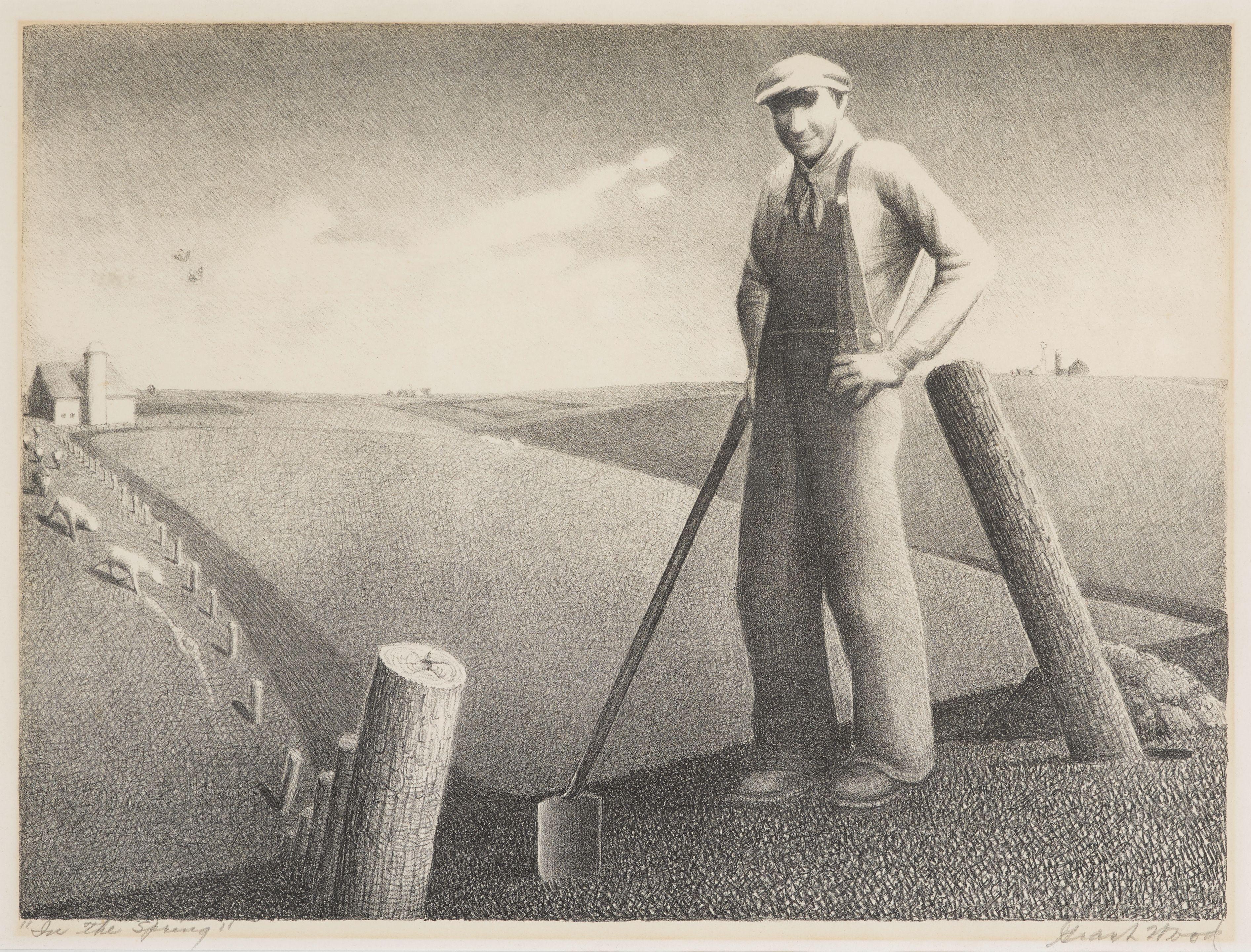 Grant Wood - In The Spring