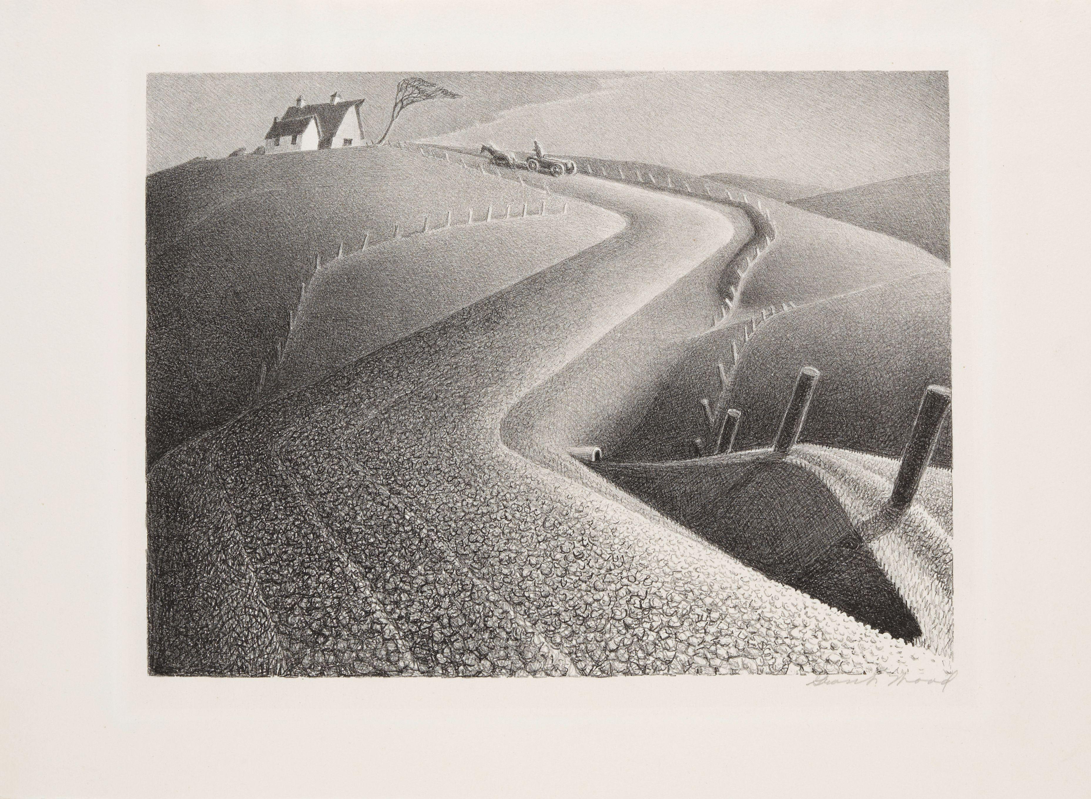Grant Wood - March