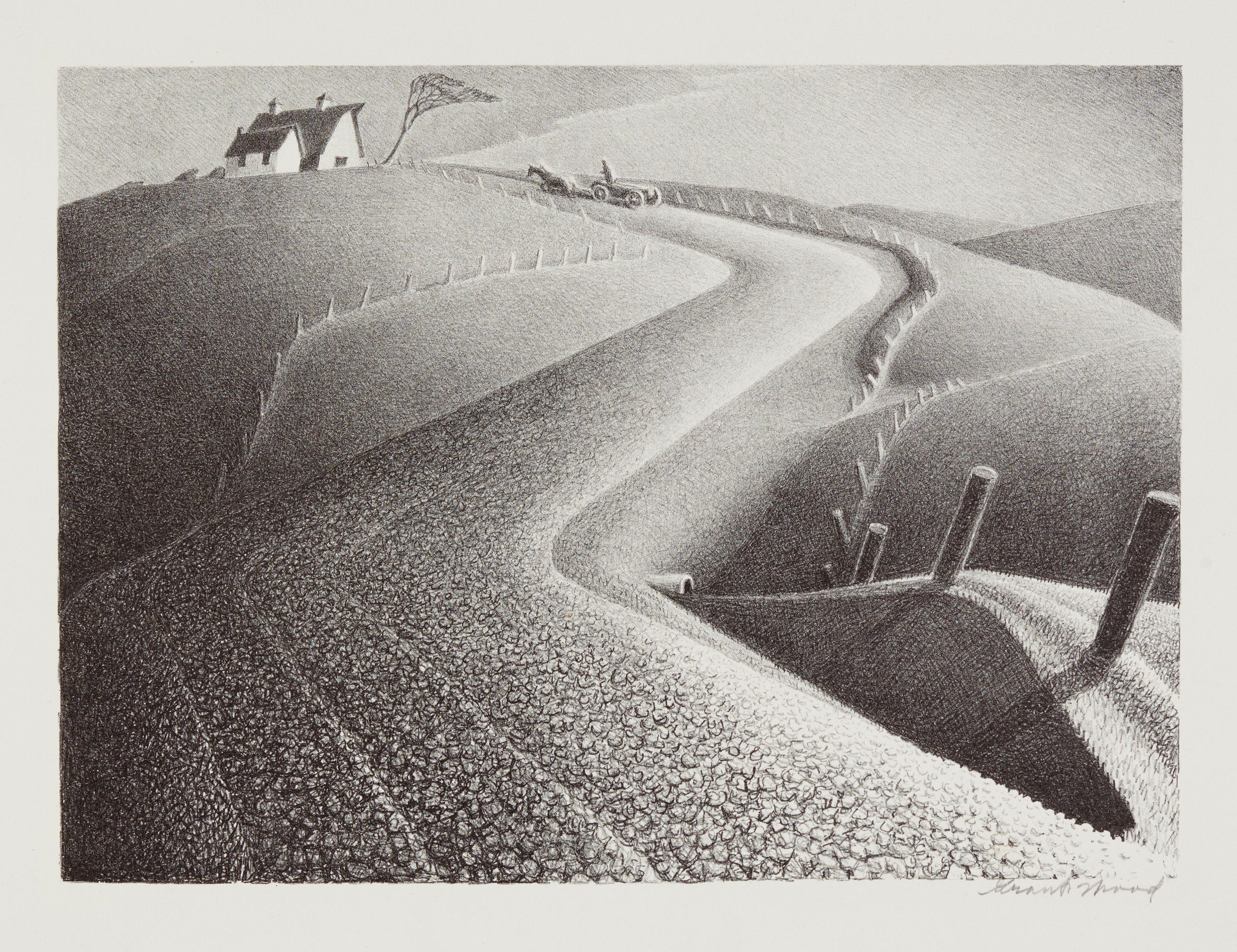 Grant Wood - March