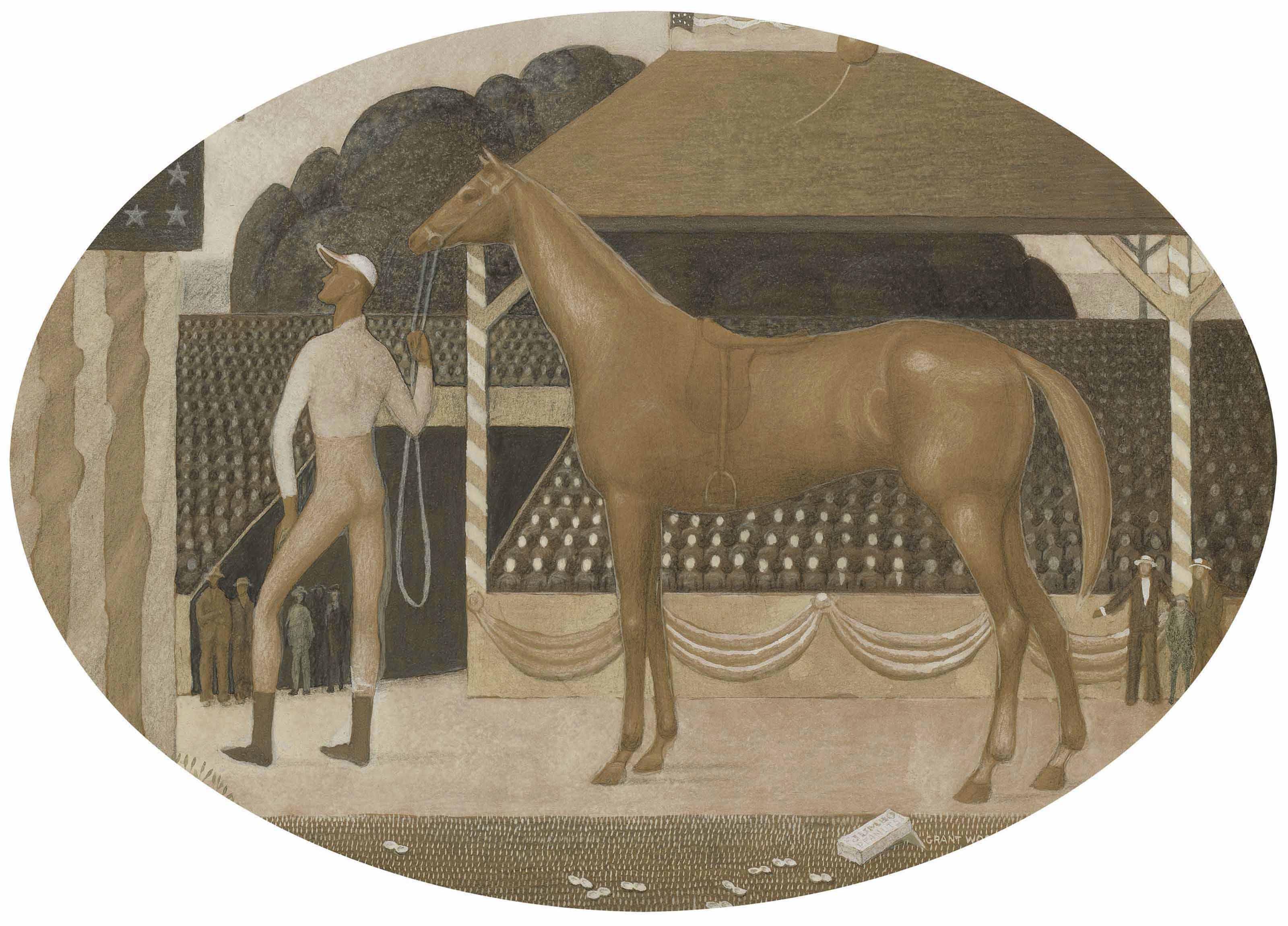 Grant Wood - Race Horse