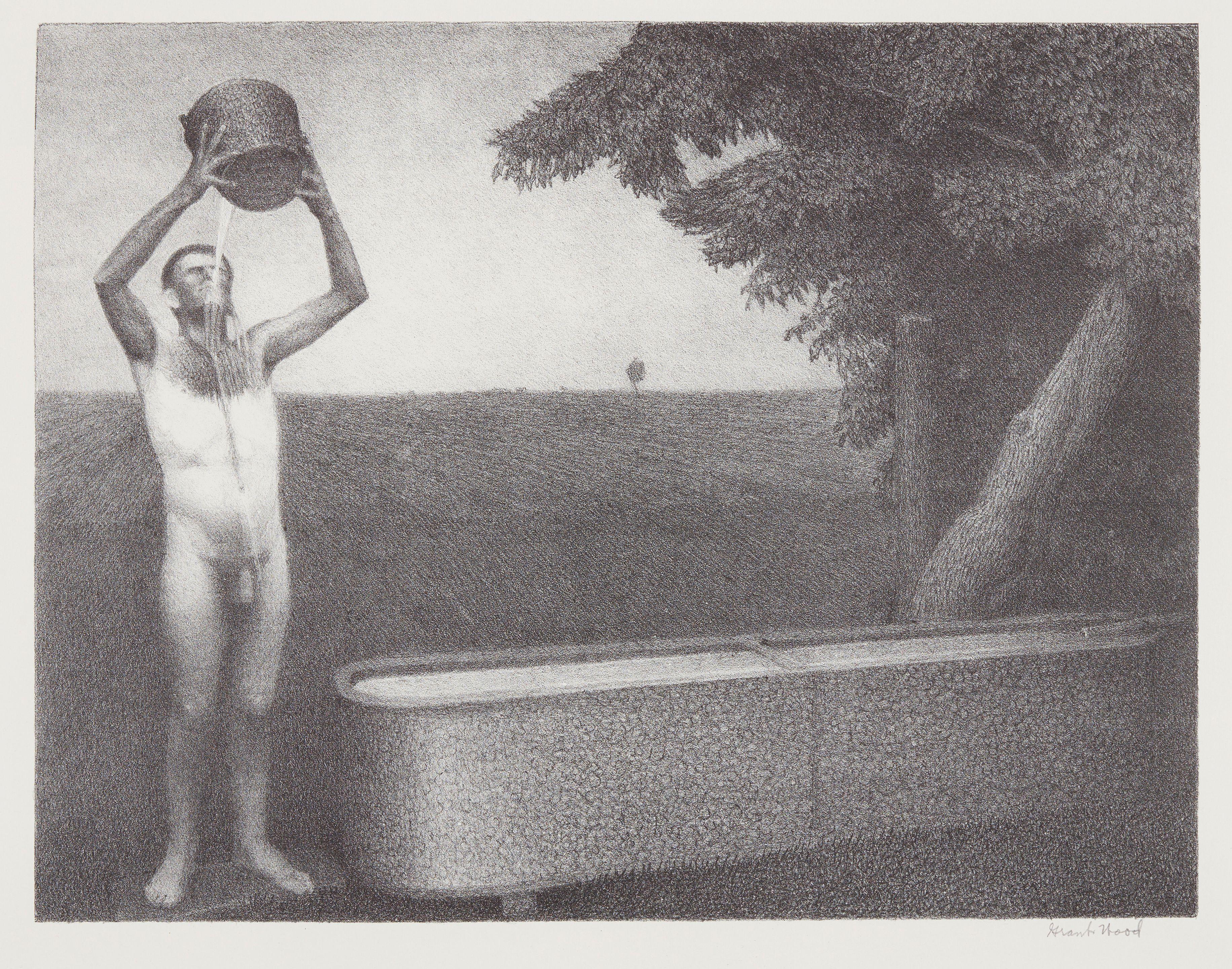 Grant Wood - Sultry Night