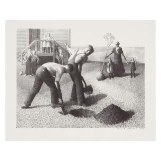 Grant Wood - Tree Planting Group