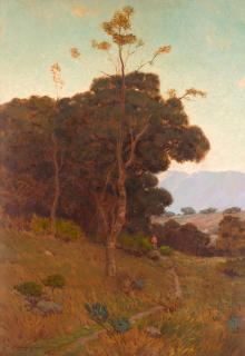 Granville Redmond - In Southern California (Thought to be Brea Hills)