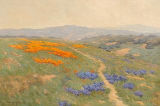 Granville Redmond - Lupines and Poppies