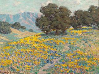 Granville Redmond - Oaks and Wildflowers
